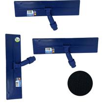 Kit 3 Unidades Suporte LT Big 39 cm Limpa Tudo Com tiras autocolantes Sanches Articulável Com Mop Giro 360 Grau Para Fibra Kit 3 Unidades Suporte LT Big 39 cm Limpa Tudo Com tiras autocolantes Sanches Articulável Com Mop Giro 360 Grau Para Fibra