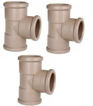 KIT 3 UNIDADES TE SOLDAVEL DE 25mm - *802* KIT 3 UNIDADES TE SOLDAVEL DE 25mm - *802*