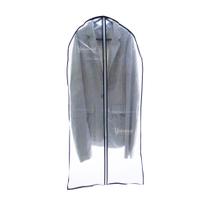 Kit 3 Unids Capa Plástica Transparente Para Roupas Terno Vestido Zíper 60x135 Cm