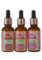 Kit 3 unids Mixs Óleos Abacate Rícino Coco Kit 3 unids Mixs Óleos Abacate Rícino Coco