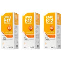 Kit 3 Uniq b12 spray sublingual 30ml suplementação de vitamina b12 Kress