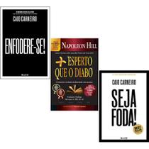 Kit 3 v0l - seja foda! + enfodere-se! + mais esperto que o diabo - Kit de Livros