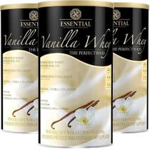 Kit 3 Vanilla Whey Protein 450g - Essential Nutrition