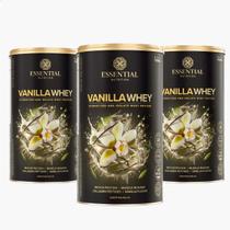 Kit 3 Vanilla Whey Protein 900g - Essential Nutrition