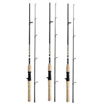 Kit 3 Varas Para Carretilha Albatroz Pro Staff 1,80m 10-20Lbs Carbono Ação Média Kit 3 Varas Para Carretilha Albatroz Pro Staff 1,80m 10-20Lbs Carbono Ação Média