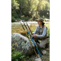 Kit 3 Varas Pesca Telescópica 4,50m + Acessórios Essenciais