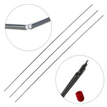 Kit 3 Varetas De Solda Alumínio Cobre Com Fluxo Zincaflux