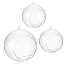 KIT 3 Vaso Bola Extra Grande Suspenso Suculentas Terrário KIT 3 Vaso Bola Extra Grande Suspenso Suculentas Terrário