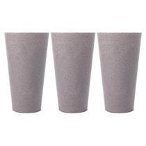 Kit 3 Vasos Aldora Pedra 66cm Terrano