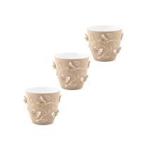 Kit 3 Vasos de Flores Plantas Cachepot 3D Floreira de Mesa Decor 700ml Plasvale Pequeno Borboletas Kit 3 Vasos de Flores Plantas Cachepot 3D Floreira de Mesa Decor 700ml Plasvale Pequeno Borboletas