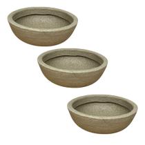 Kit 3 Vasos de Planta Mini Cuia 22x9cm em Polietileno Resistente, Ideal para Pequenas Plantas, Suculentas e Flores em Ambientes Internos e Externos Kit 3 Vasos de Planta Mini Cuia 22x9cm em Polietileno Resistente, Ideal para Pequenas Plantas, Suculentas e Flores em Ambientes Internos e Externos
