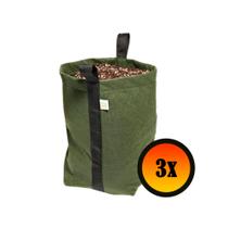 Kit 3 Vasos De Plantas De Feltro 15 Litros Com Alças