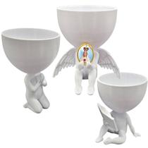 Kit 3 Vasos Planta Nossa Senhora de Fatima Capelinha Oração Kit 3 Vasos Planta Nossa Senhora de Fatima Capelinha Oração