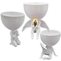 Kit 3 Vasos Plantas Nossa Senhora do Carmo Capelinha Oração Kit 3 Vasos Plantas Nossa Senhora do Carmo Capelinha Oração
