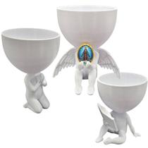 Kit 3 Vasos Plantas Nossa Senhorada Aparecida Capelinha Kit 3 Vasos Plantas Nossa Senhorada Aparecida Capelinha