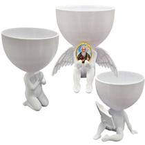 Kit 3 Vasos Plantas São Bento Capelinha Oração Catolico