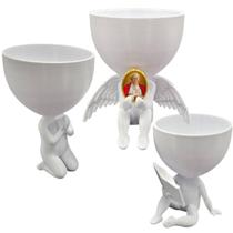 Kit 3 Vasos Plantas São João Paulo ll Capelinha Oração Kit 3 Vasos Plantas São João Paulo ll Capelinha Oração