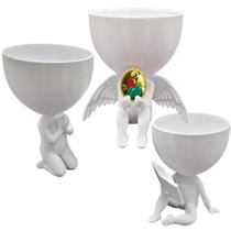 Kit 3 Vasos Plantas São Marcos Capelinha Oração Catolico