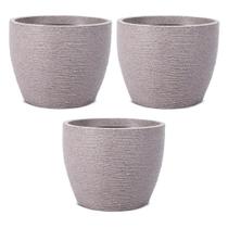 Kit 3 Vasos Redondo Elba Pedra 31 Terrano Kit 3 Vasos Redondo Elba Pedra 31 Terrano