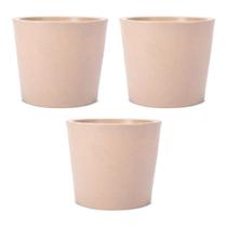 Kit 3 Vasos Reto Badi Bege 28 Terrano