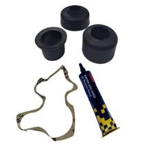 Kit 3 Vedações Máquina De Lavar Mueller + Junta De Papelão + Cola 3m