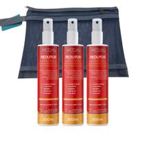 Kit 3 vedis fluido redutor c/ nicotinato 200ml + necessaire Kit 3 vedis fluido redutor c/ nicotinato 200ml + necessaire