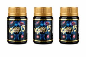 Kit 3 Vegetal 15 500mg 15 Cápsulas Suplemento Alimentar Kit 3 Vegetal 15 500mg 15 Cápsulas Suplemento Alimentar