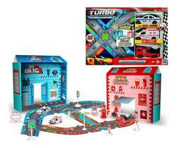 Kit 3 Veículos com Som e Pista de Montar Toyng - 43933 Kit 3 Veículos com Som e Pista de Montar Toyng - 43933