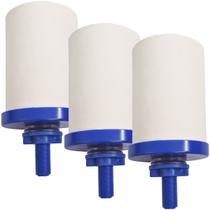 Kit 3 Vela Cerâmica Acquapure Universal Filtro de Barro E Plástico Acquamar Branco Kit 3 Vela Cerâmica Acquapure Universal Filtro de Barro E Plástico Acquamar Branco
