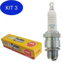 Kit 3 Vela De Ignição Ngk Alfa Romeo 2300, Fnm2000, 2150 Gasolina