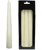 Kit 3 Vela Decoração Natalina Branca Para Castiçal 21cm