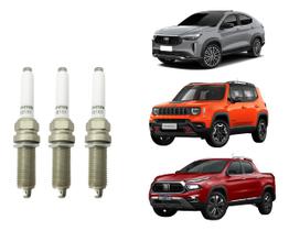 Kit 3 Vela Ignição Renegade Compass Toro Fastback 1.3 Orig