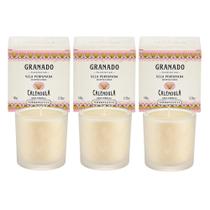 Kit 3 Vela Perfumada Aromática de Ambientes Terrapeutics Calêndula 180g Granado