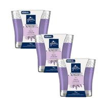 Kit 3 Vela Perfumada Relax Lavender Glade Home Fragrance 96g cada