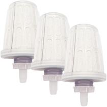 Kit 3 Velas Acquamar Plástica Carvão Ativado