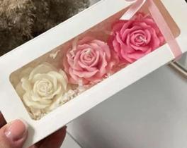 Kit 3 velas aromáticas Peônia