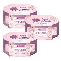 Kit 3 Velas Aromáticas Perfumada E Decorativa 95g Tropical Kit 3 Velas Aromáticas Perfumada E Decorativa 95g Tropical