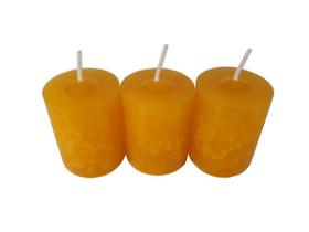 Kit 3 Velas Aromáticas Perfumadas Com Aroma De Mel