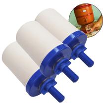 Kit 3 Velas Cerâmicas para Filtros por Gravidade Água Purificada Saudável Filtro de Barro
