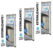 Kit 3 Velas Filtro Barro Esterilizante Tripla Ação Stéfani São João - Stefani