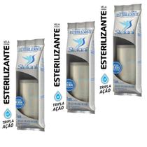 Kit 3 Velas Filtro Barro Esterilizante Tripla Ação Stéfani São João
