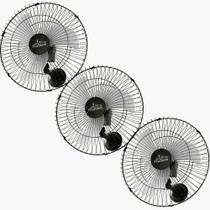 Kit 3 Ventiladores De Parede 60cm Oscilante PREMIUM PRETO Grade de Aço Preta 170W Bivolt 73-6425 Ventidelta Kit 3 Ventiladores De Parede 60cm Oscilante PREMIUM PRETO Grade de Aço Preta 170W Bivolt 73-6425 Ventidelta