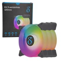 Kit 3 Ventoinhas 120mm Aitek - DELTA-C1293
