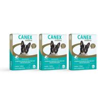 Kit 3 Vermífugo Canex Giárdia Cães 10kg 4 Comprimidos Ceva