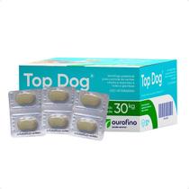 Kit 3 Vermífugo Top Dog 3000mg Cães até 30Kg - Blíster 2 Comprimidos