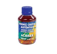 Kit 3 Verniz Cristal AutÊNtico ProteÇÃO E Brilho 100ml Acrilex