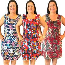 Kit 3 Vestido Plus Size feminino Versátil Multiuso Tamanho Único Kit 3 Vestido Plus Size feminino Versátil Multiuso Tamanho Único