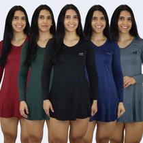 Kit 3 Vestido Proteção Solar Uv Fator 50 Saída De Praia