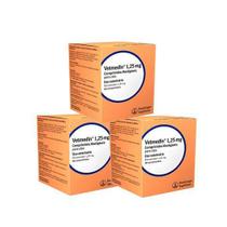 Kit 3 Vetmedin Mastigavel Para Caes 1,25mg C/50 Comprimidos Cada - BOEHRINGER