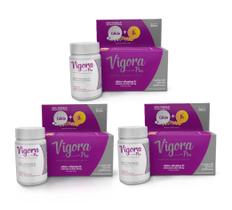 Kit 3 Vigora Plus Mulher Cálcio Calcium +vit D3 C/ 60 Cáps